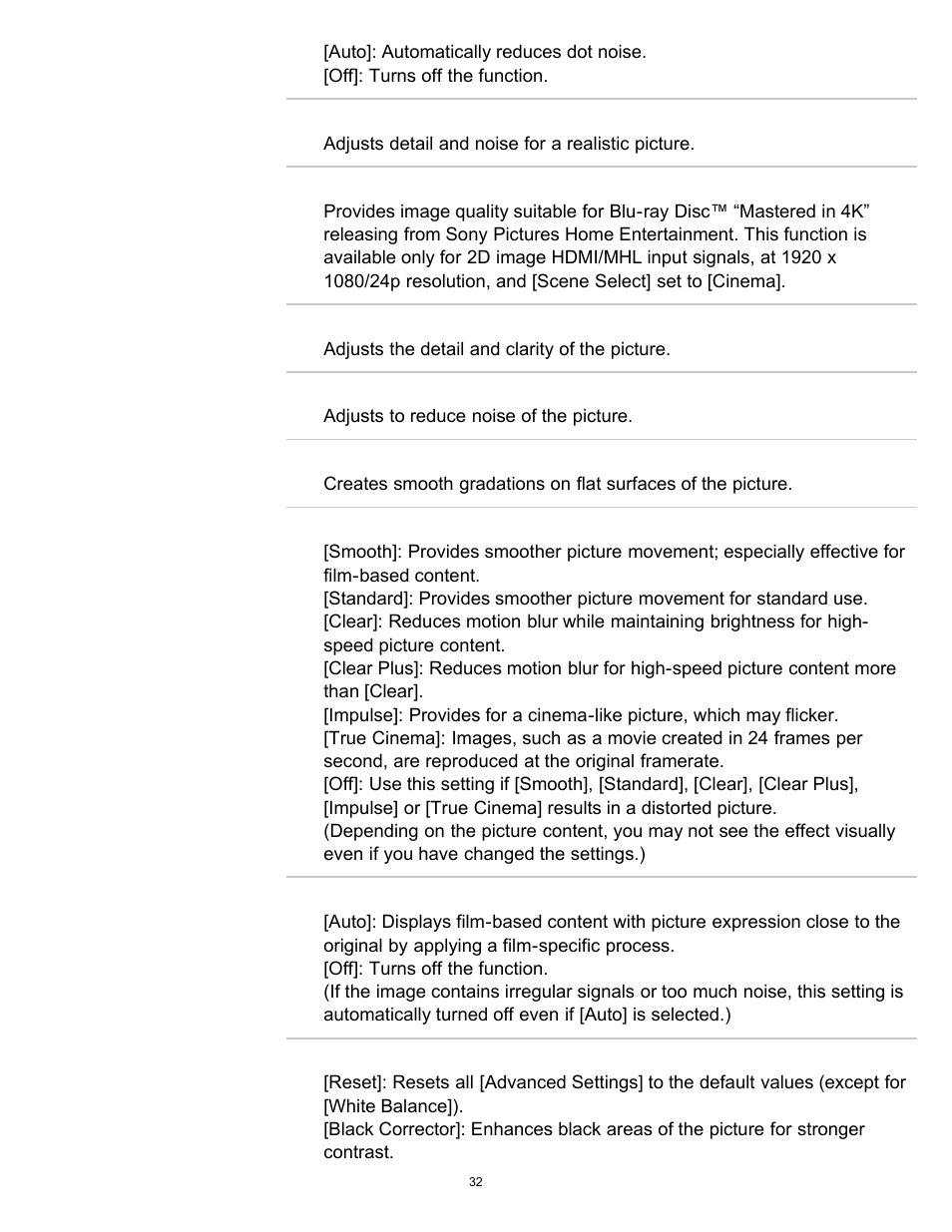 Sony XBR-55X900B User Manual | Page 38 / 255