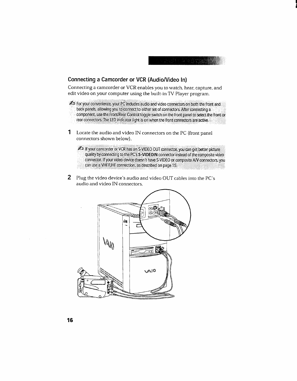 Sony PCV-130 User Manual | Page 26 / 203