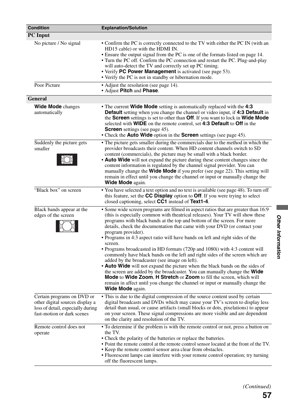 Sony KDL-40VL160 User Manual | Page 57 / 64