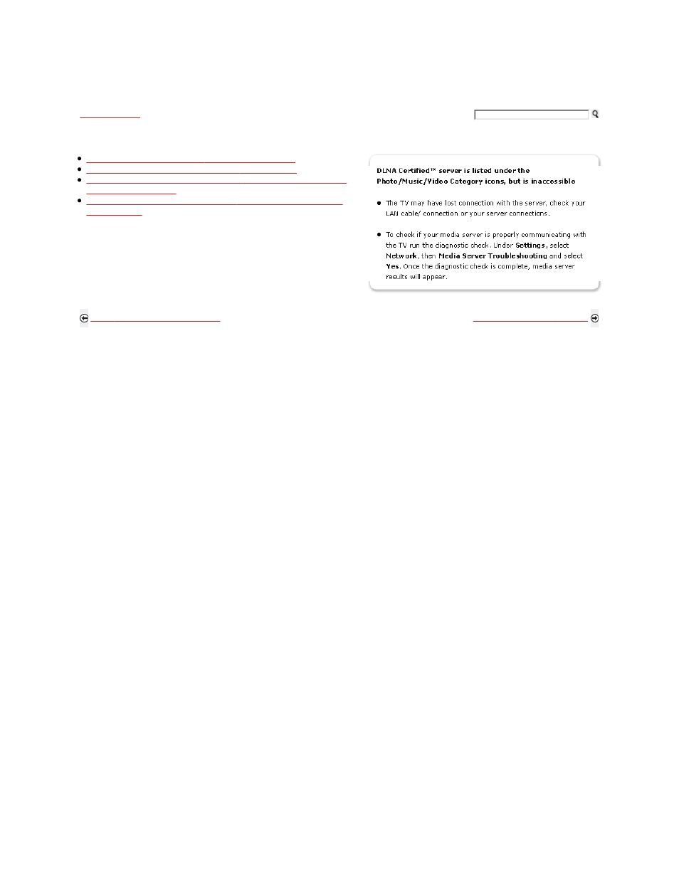Troubleshooting - dlna | Sony KDL-46W5100 User Manual | Page 295 / 324
