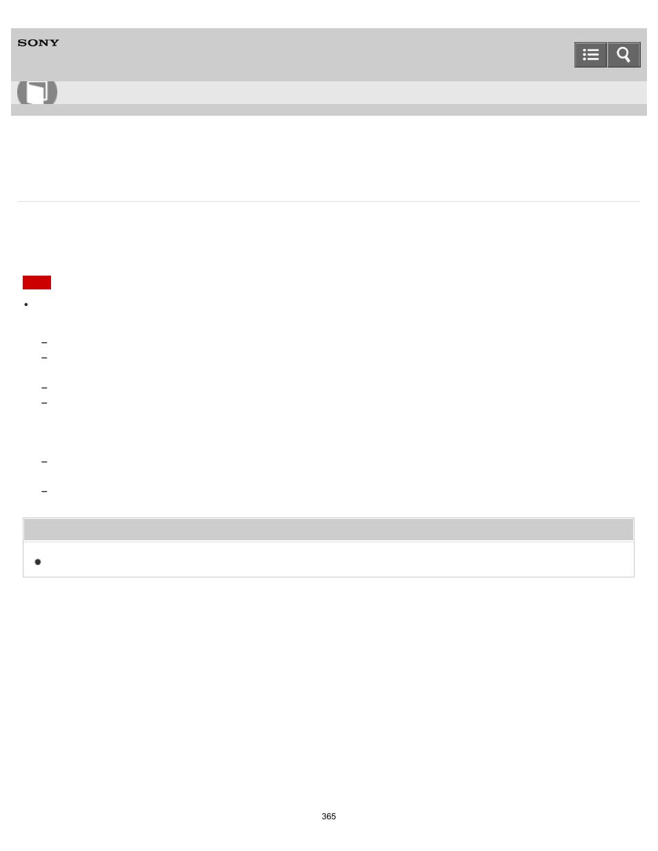 User guide | Sony SVT21223CYB User Manual | Page 365 / 475