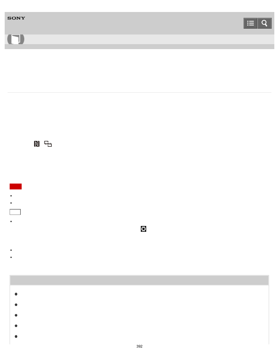 Supported models), Listening) (nfc supported models), Nfc supported models) | User guide | Sony SVT21223CYB User Manual | Page 392 / 475