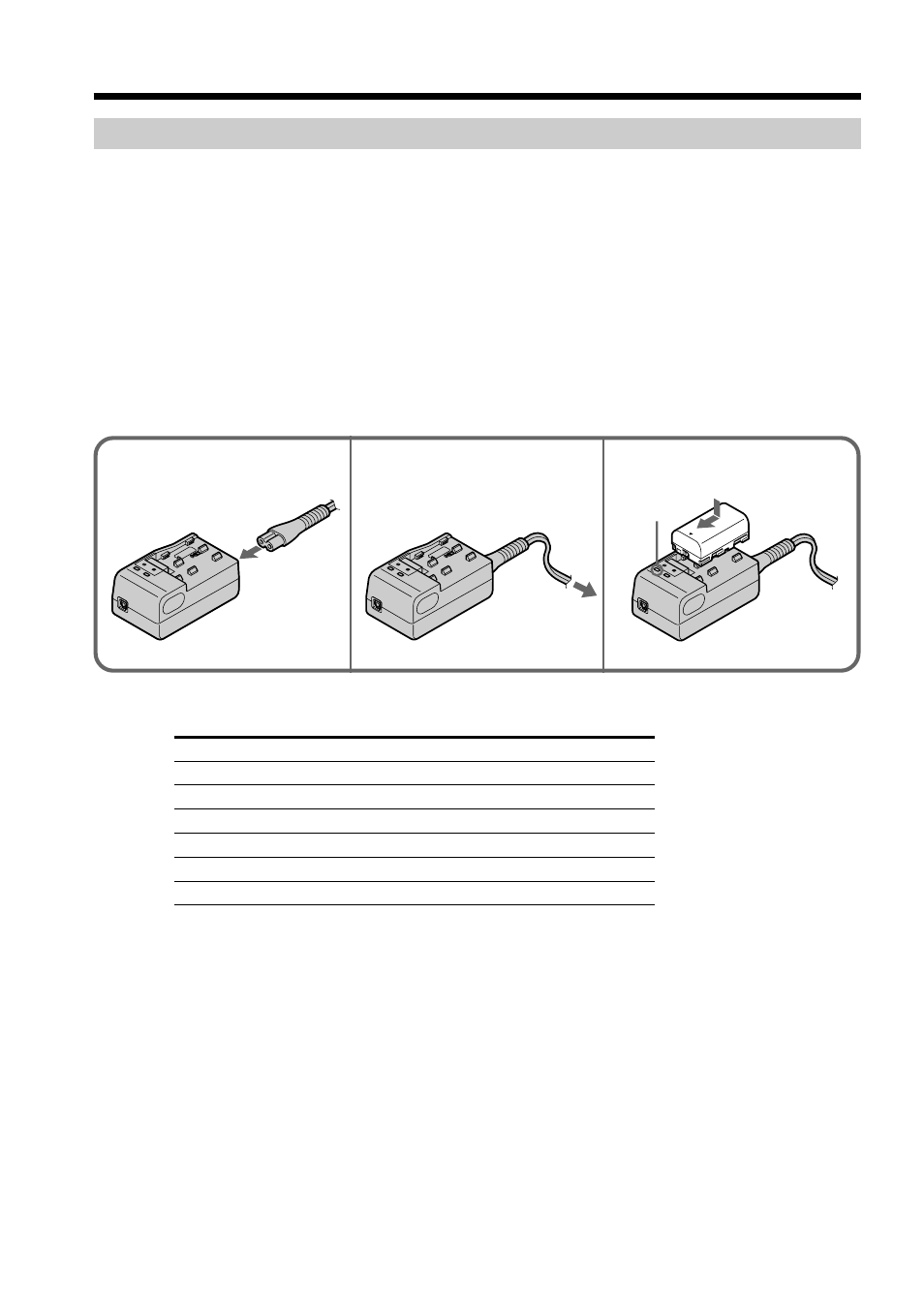 Step 1 preparing the power supply, Charging the battery pack | Sony DCR-PC5 User Manual | Page 10 / 156