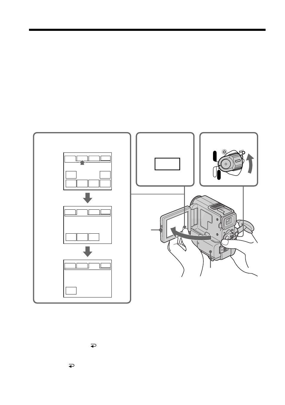 Step 3 using a touch panel | Sony DCR-PC5 User Manual | Page 16 / 156