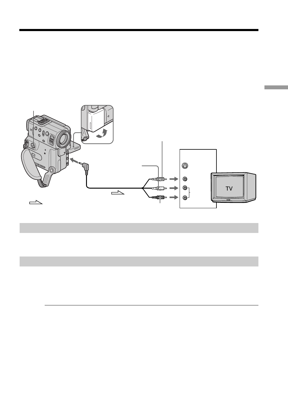 Viewing the recording on tv | Sony DCR-PC5 User Manual | Page 31 / 156