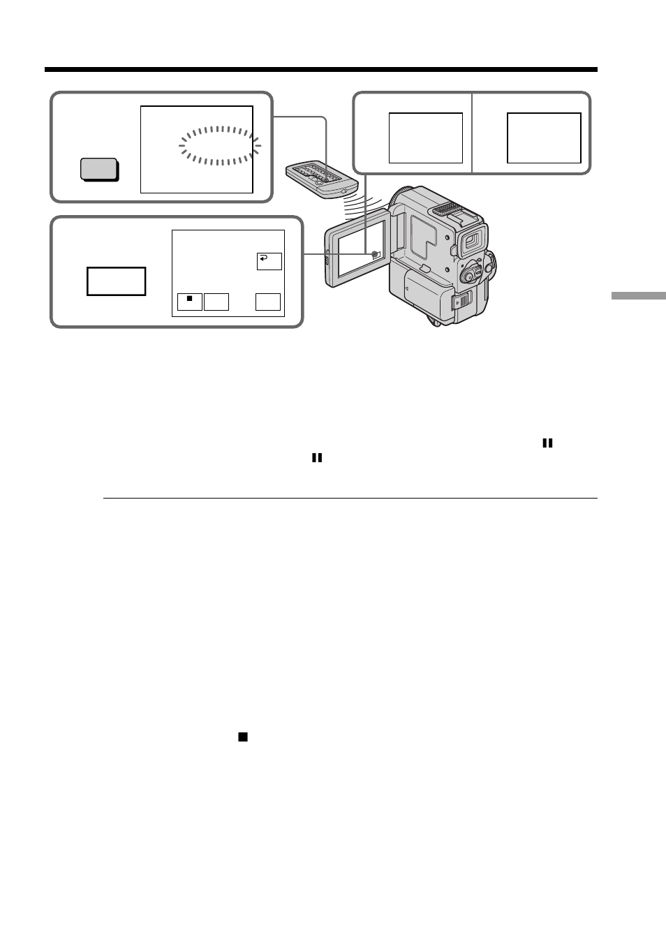 Rec pause rec start | Sony DCR-PC5 User Manual | Page 77 / 156