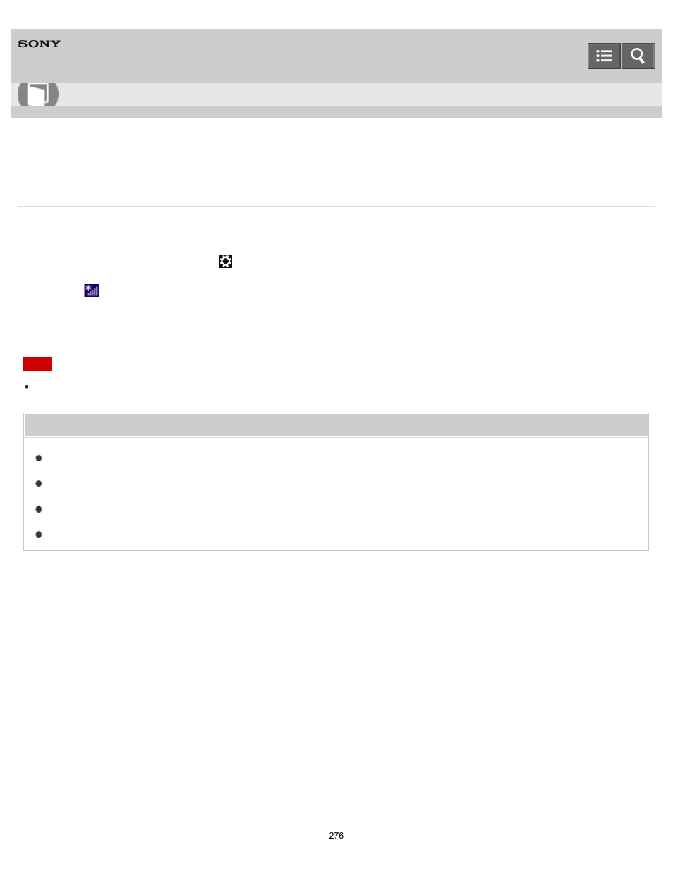 Stopping wi-fi(r) (wireless lan) communications, User guide | Sony SVF15N26CXB User Manual | Page 276 / 479