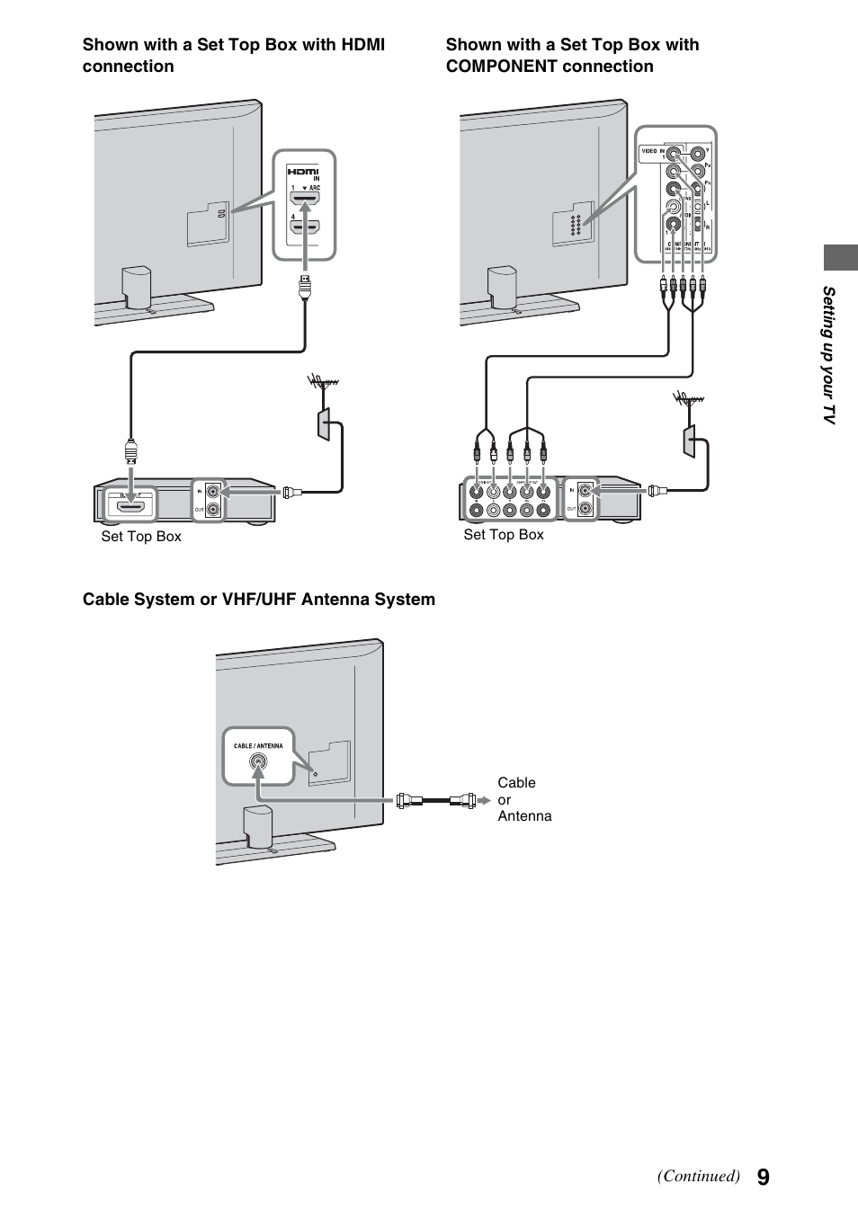 Sony XBR-52HX909 User Manual | Page 9 / 24