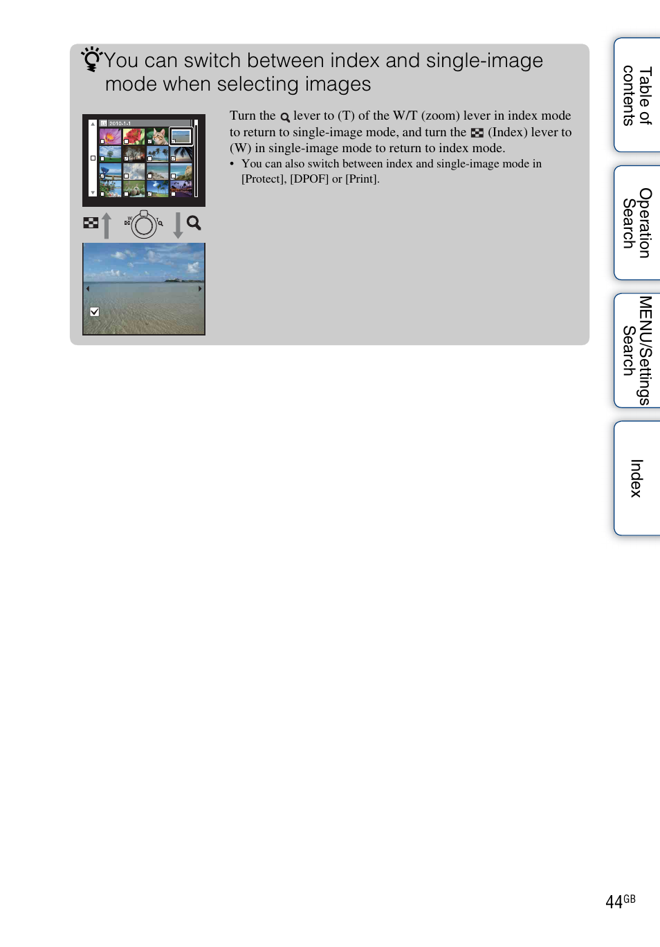 Sony DSC-HX5V User Manual | Page 44 / 160