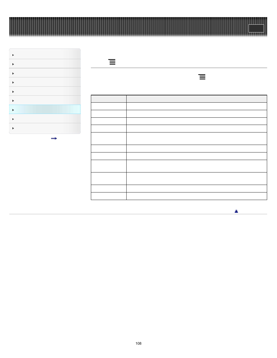 Using (menu) items, Details | Sony PRS-T2BC User Manual | Page 108 / 175