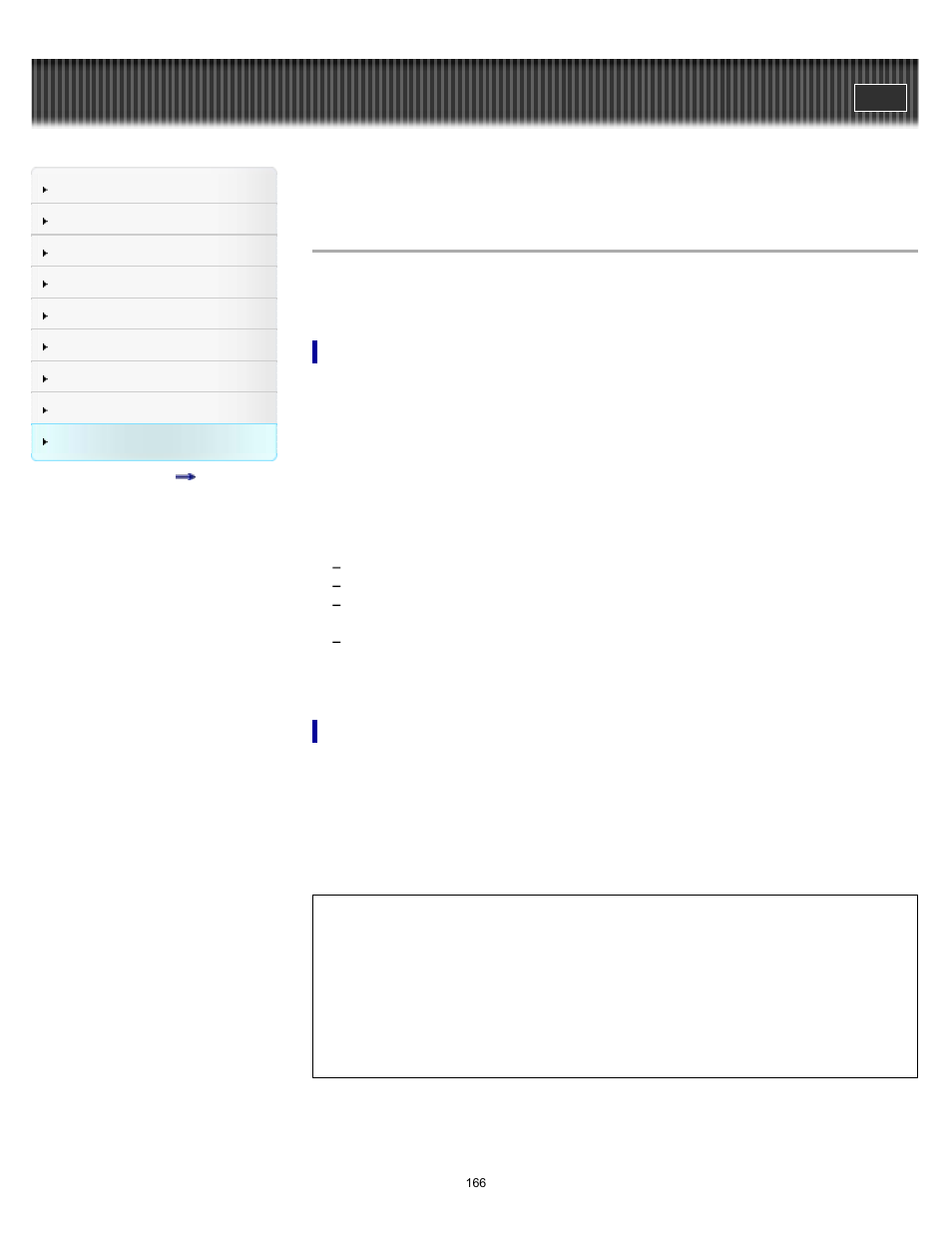 Sony PRS-T2BC User Manual | Page 166 / 175