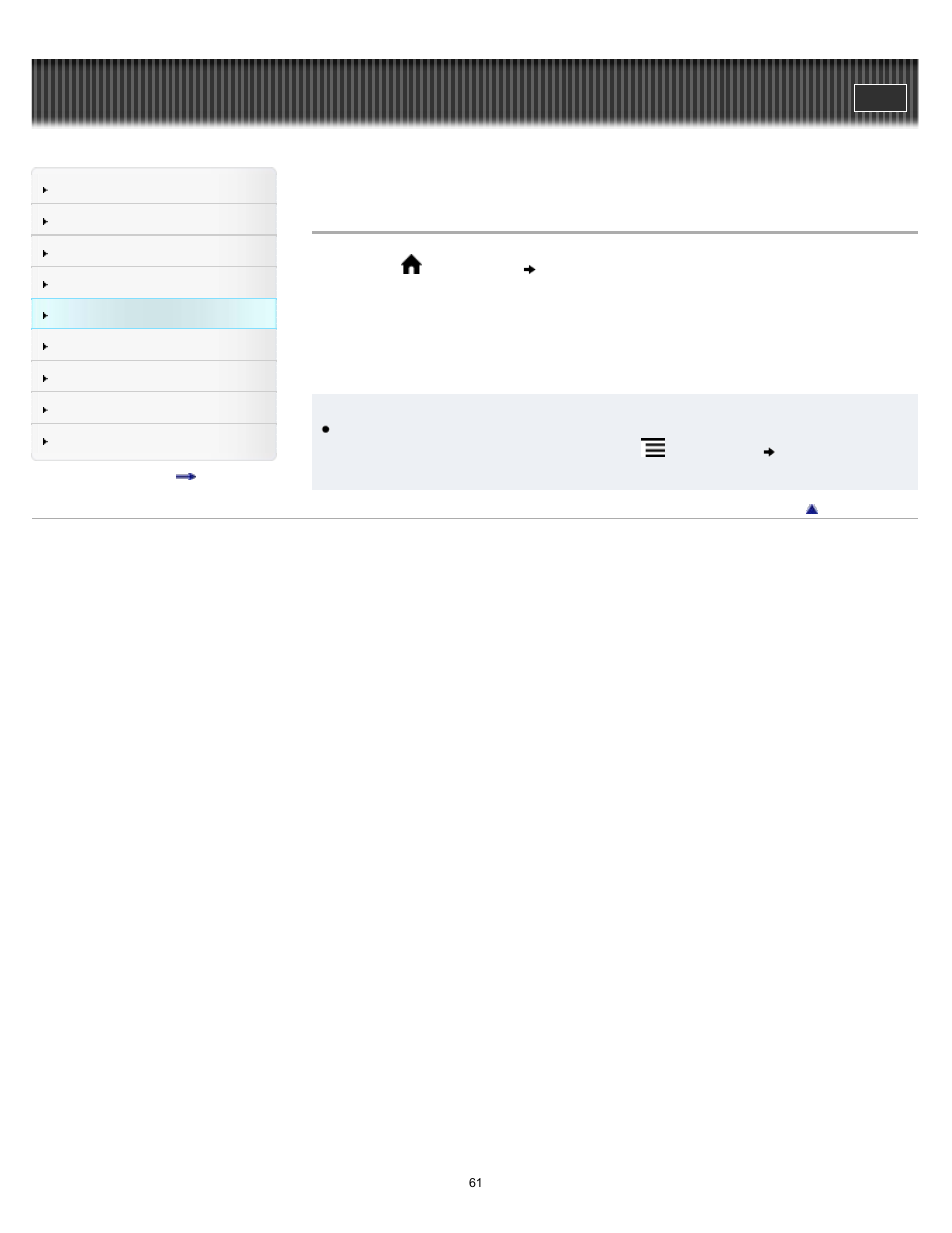 Opening a book | Sony PRS-T2BC User Manual | Page 61 / 175