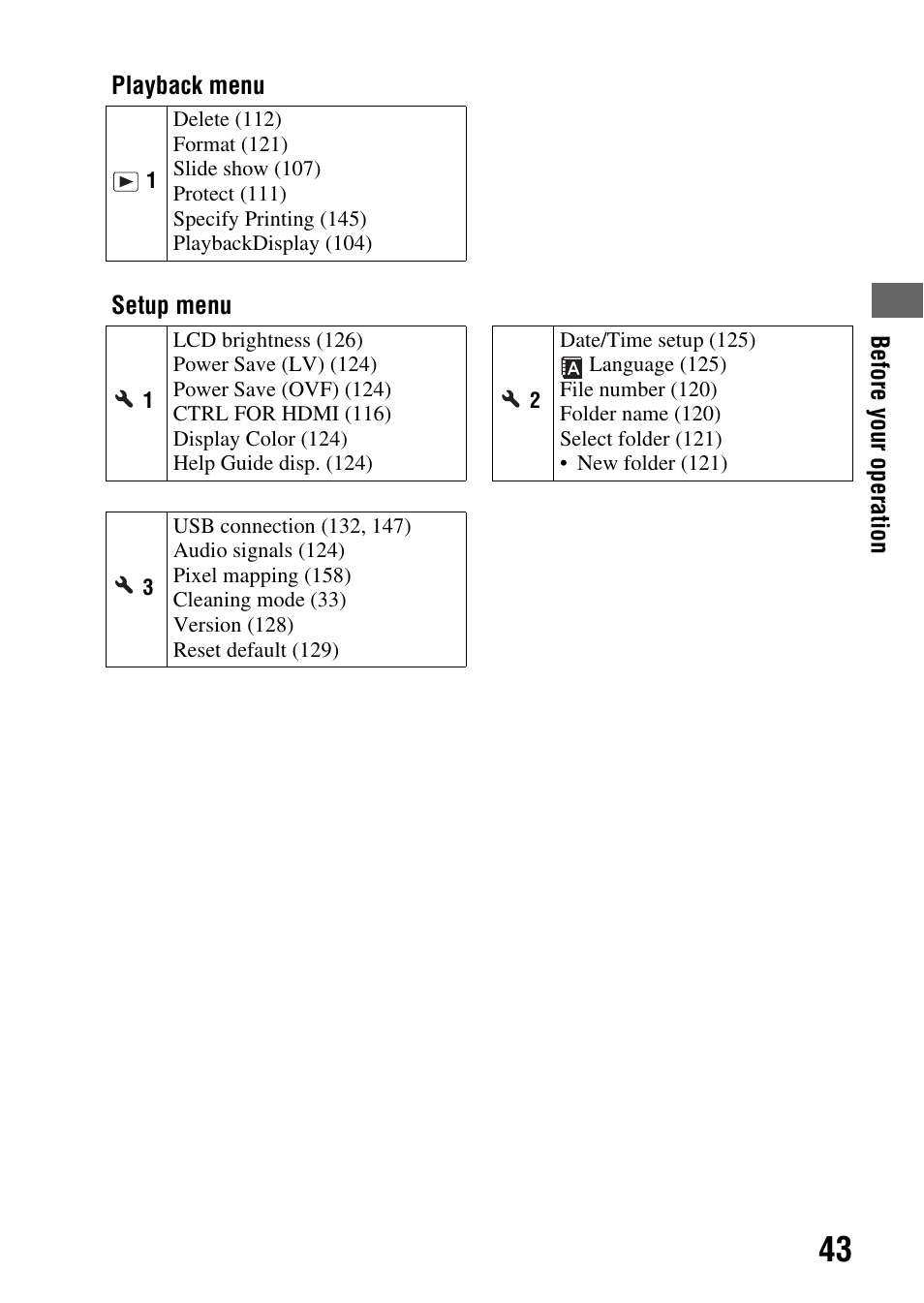 Sony DSLR-A330 User Manual | Page 43 / 171