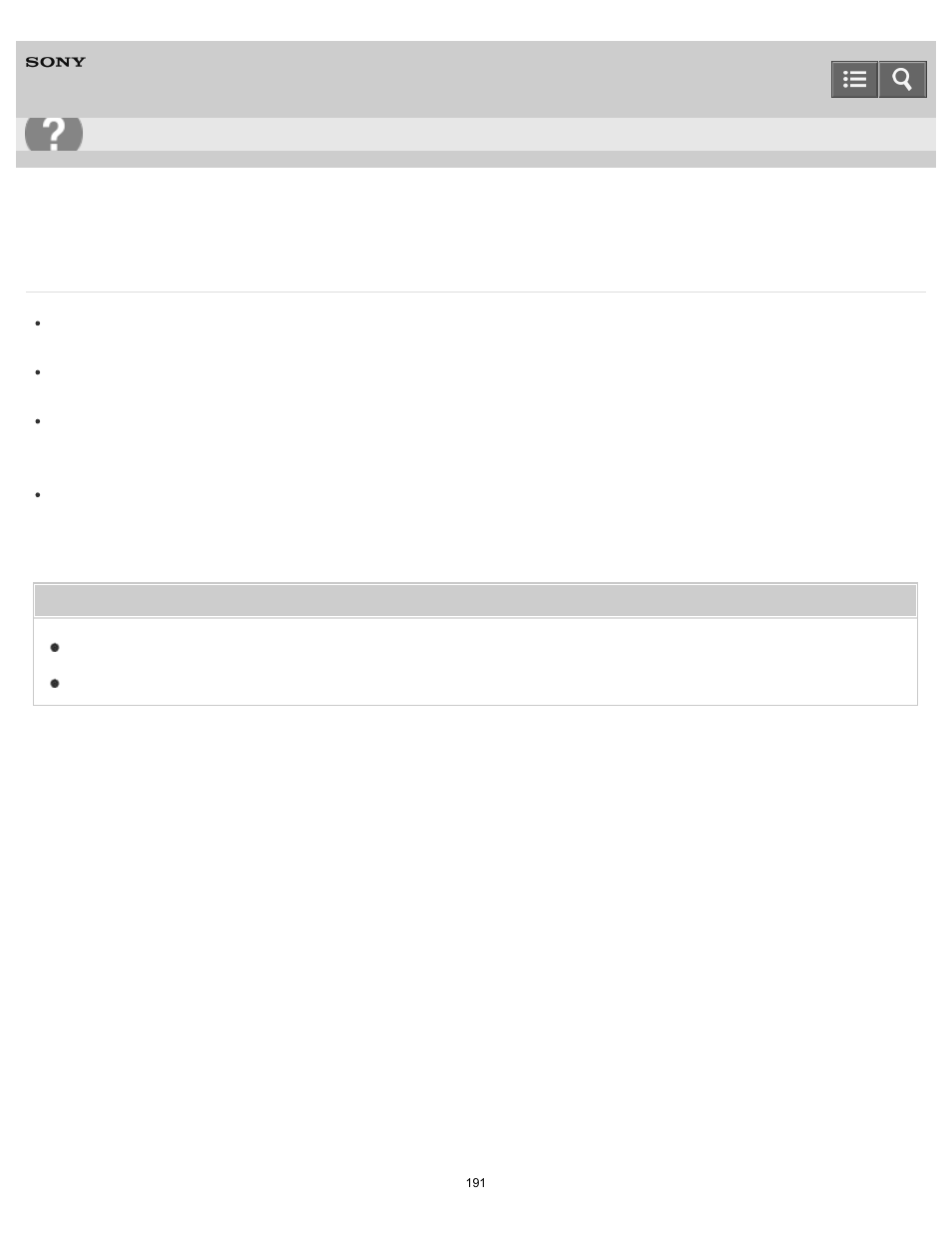 The power is automatically turned off, Help guide | Sony HAP-S1 User Manual | Page 191 / 213