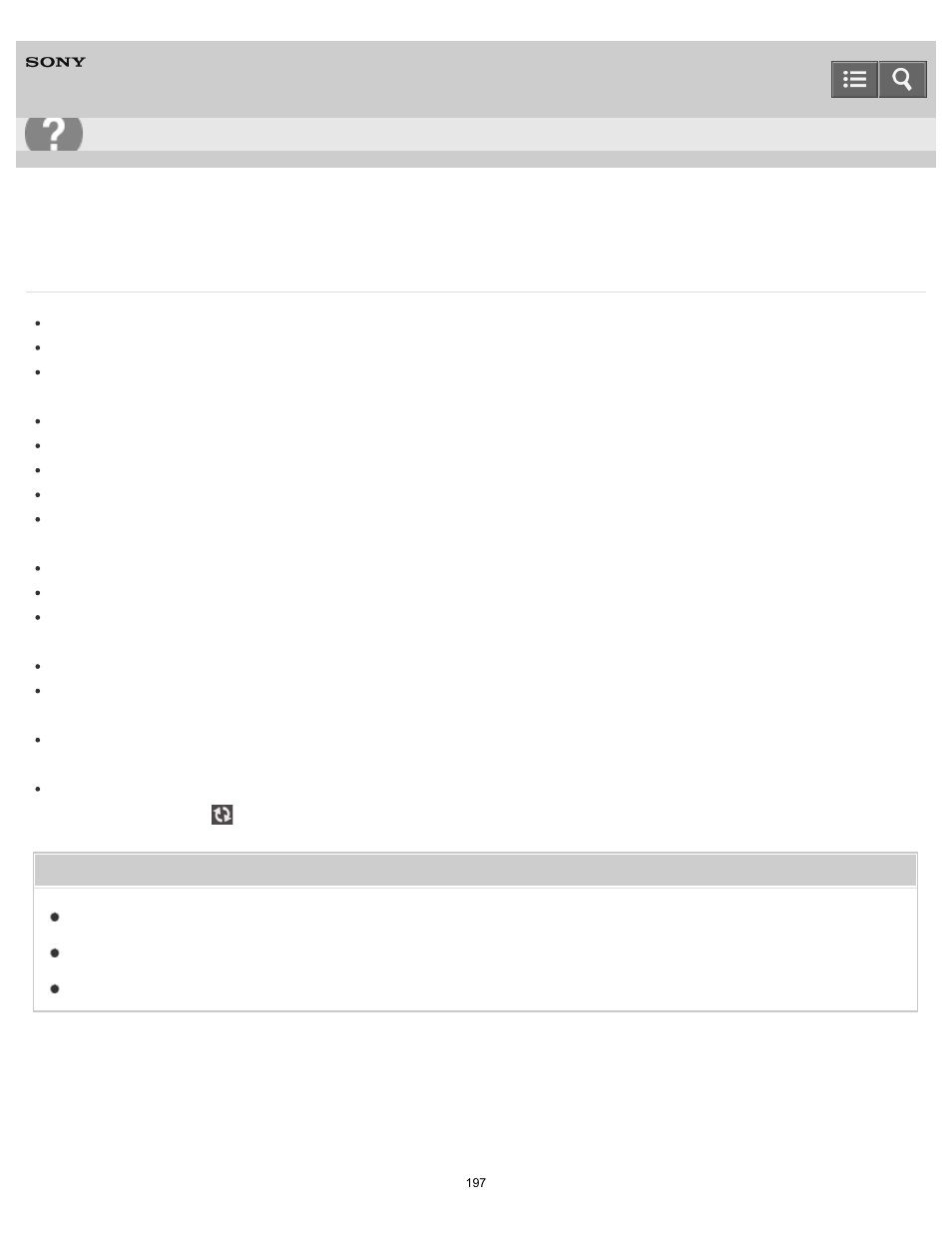 No sound is output or sound is interrupted, Help guide | Sony HAP-S1 User Manual | Page 197 / 213