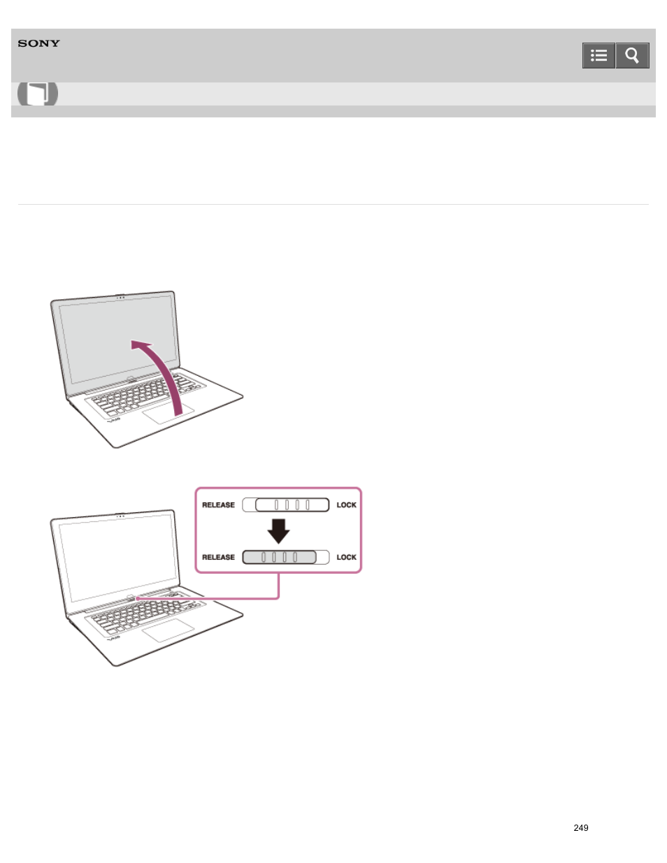 Using your vaio computer in viewer mode, Using, Your vaio computer in viewer mode | User guide | Sony SVF15N17CXS User Manual | Page 269 / 480