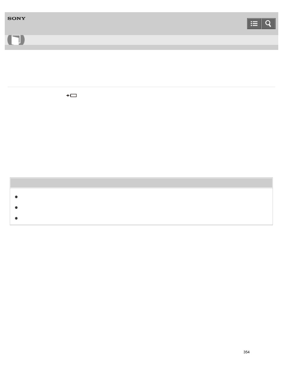 Charge indicator status list, User guide | Sony SVF15N17CXS User Manual | Page 374 / 480