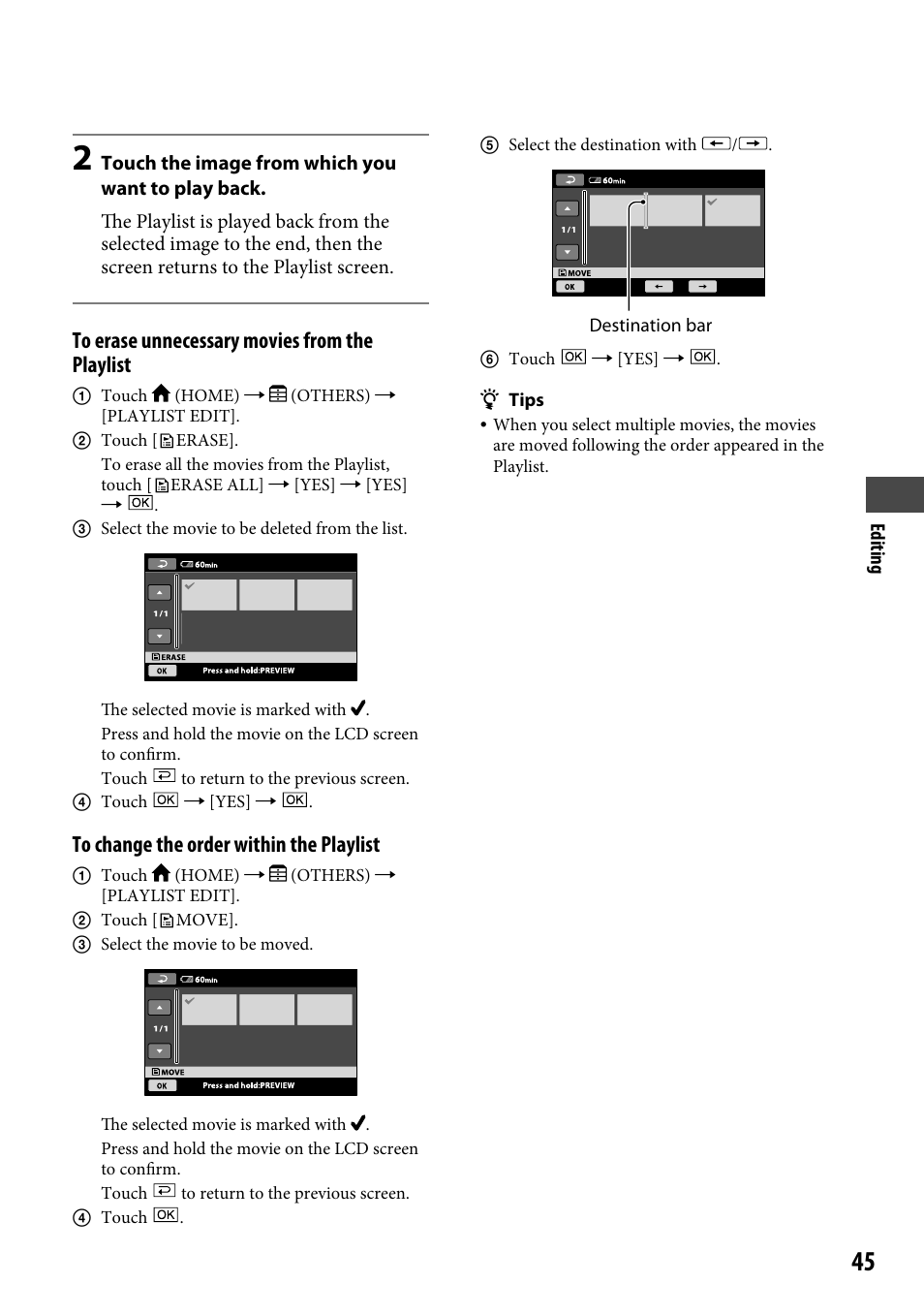 Sony DCR-SR46BDL User Manual | Page 45 / 108