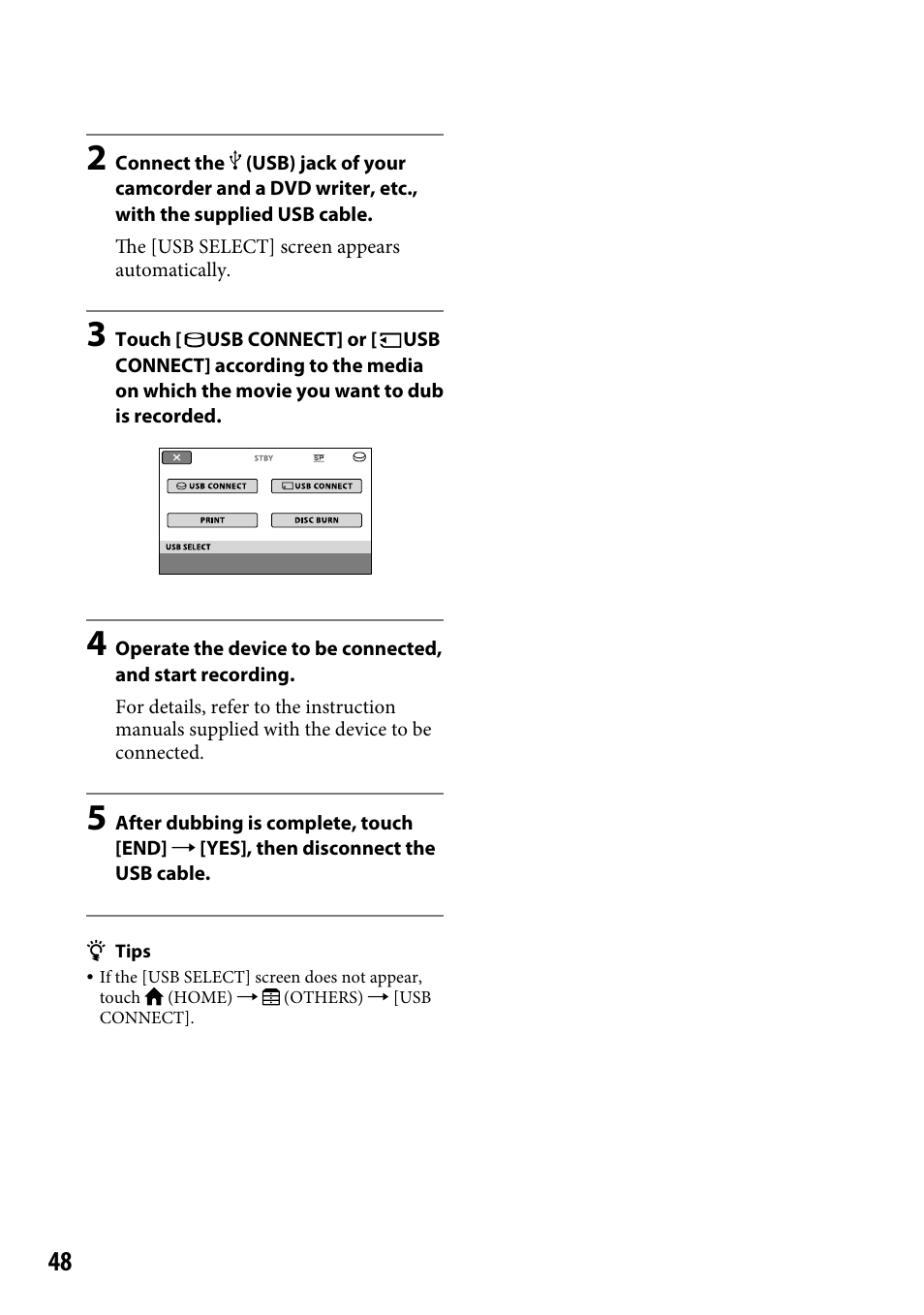 Sony DCR-SR46BDL User Manual | Page 48 / 108