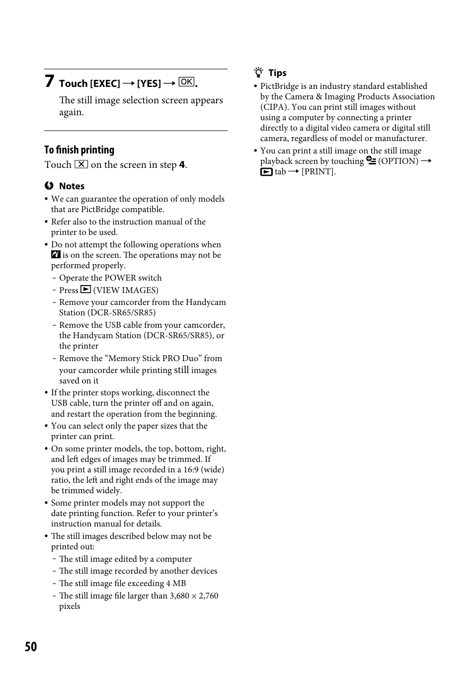 Sony DCR-SR46BDL User Manual | Page 50 / 108
