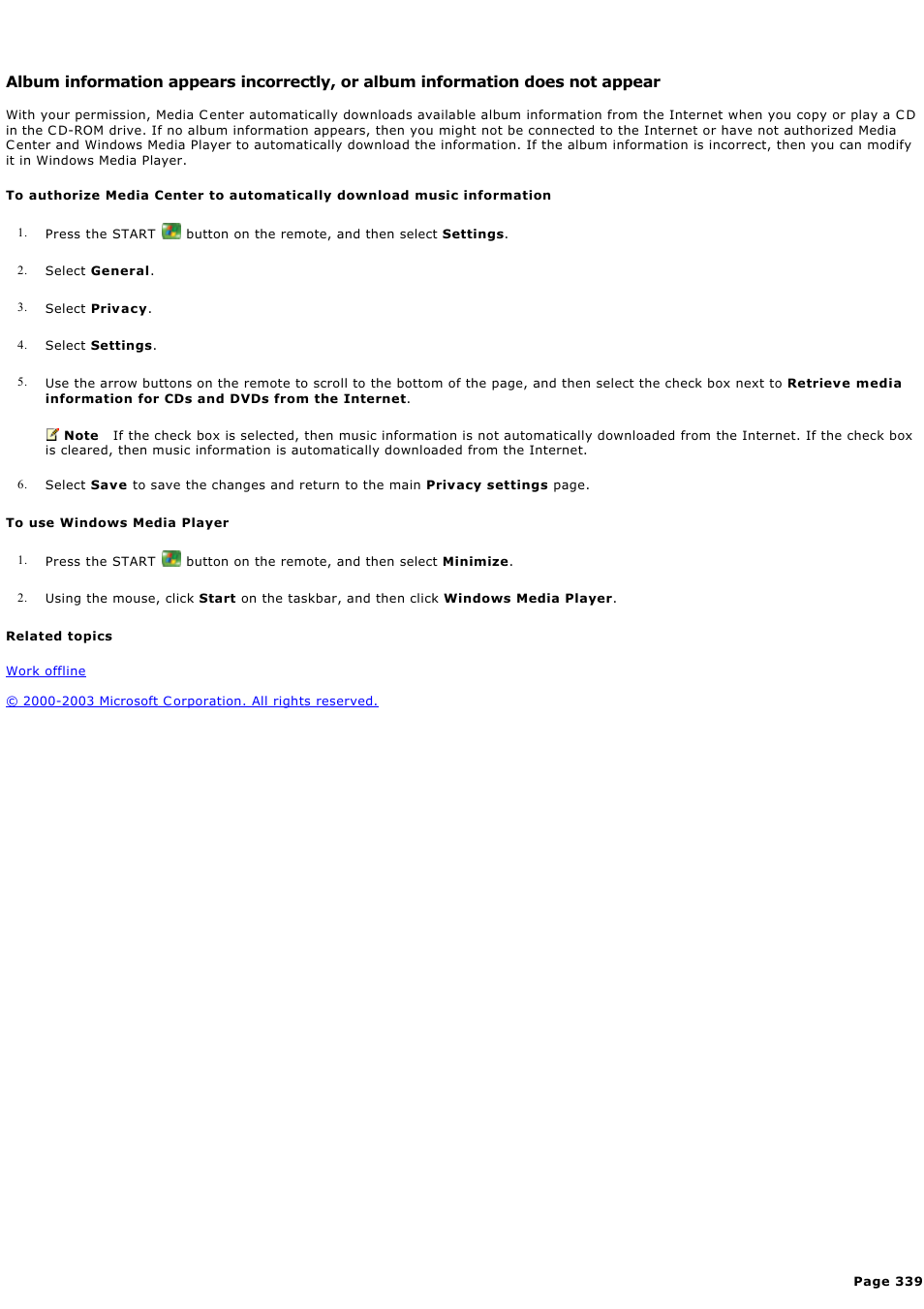 Sony PCV-RZ45G User Manual | Page 339 / 459