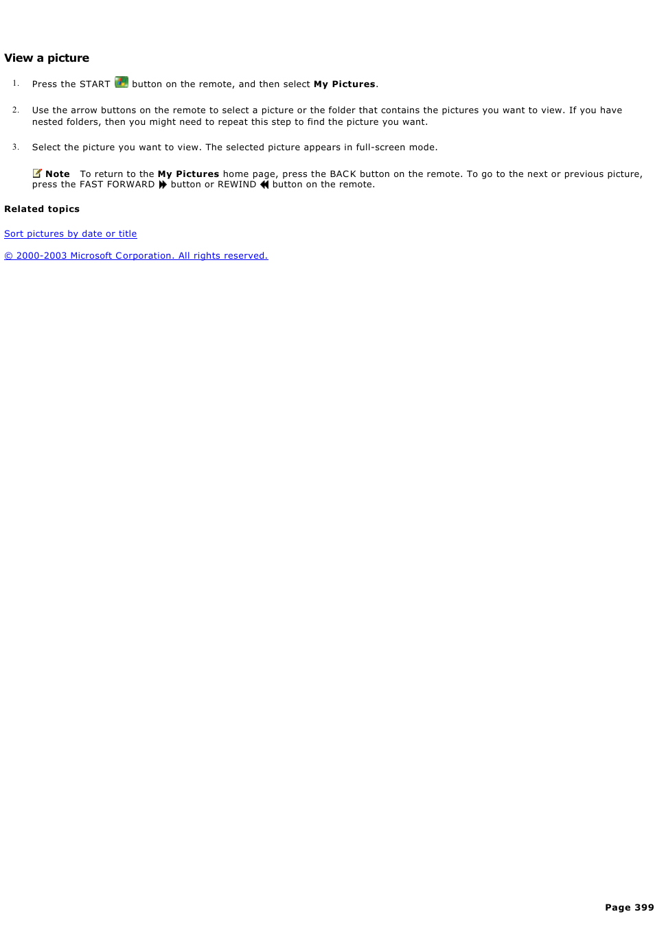 View a picture | Sony PCV-RZ45G User Manual | Page 399 / 459
