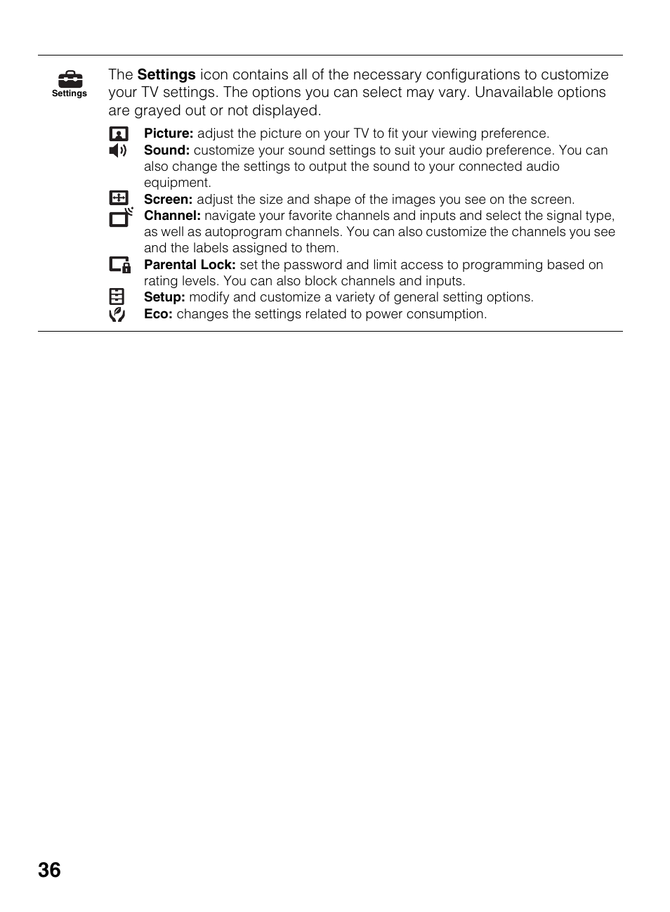Sony KDL-40R450A User Manual | Page 36 / 68