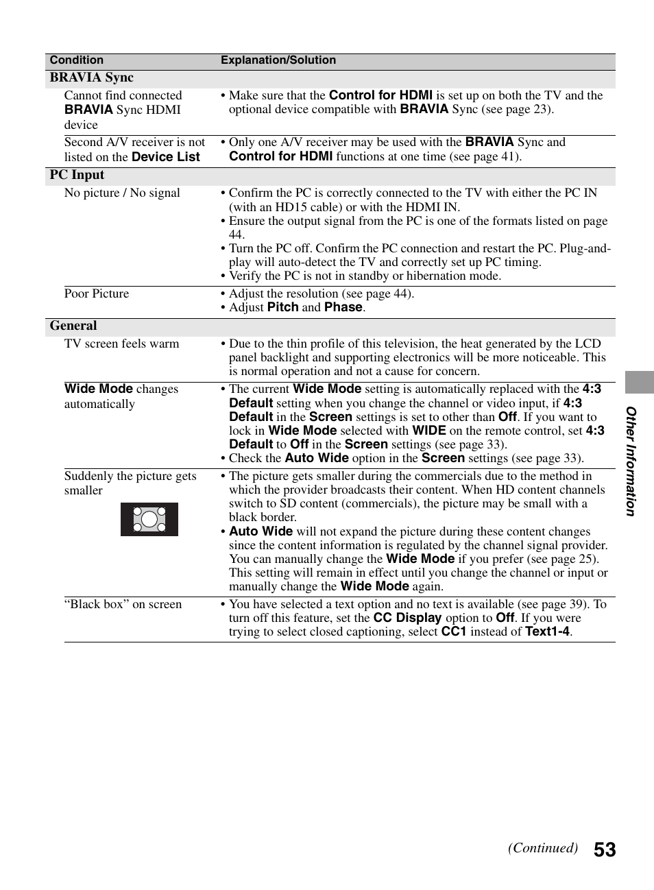 Sony KDL-55BX520 User Manual | Page 53 / 60