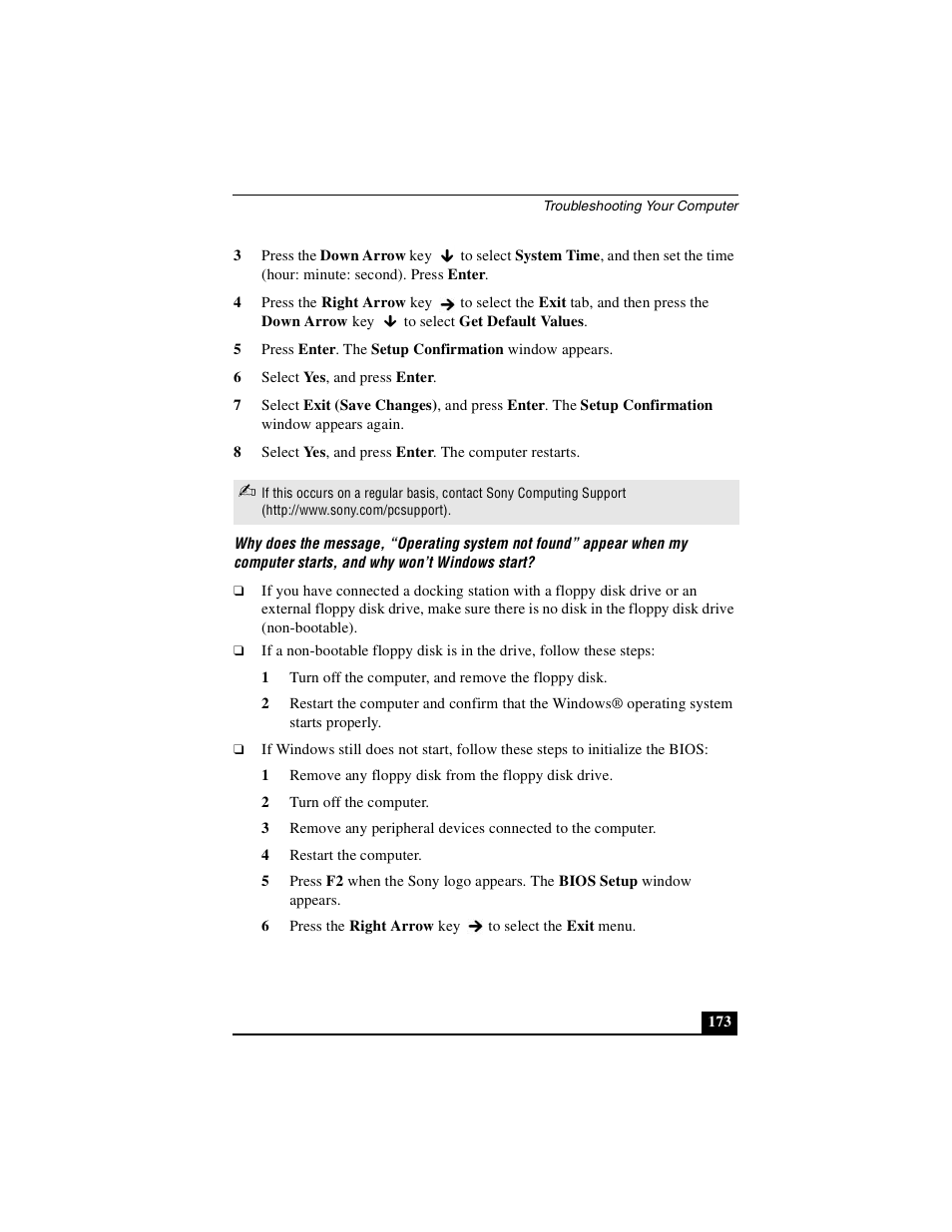 Sony PCG-GRS100 User Manual | Page 173 / 208