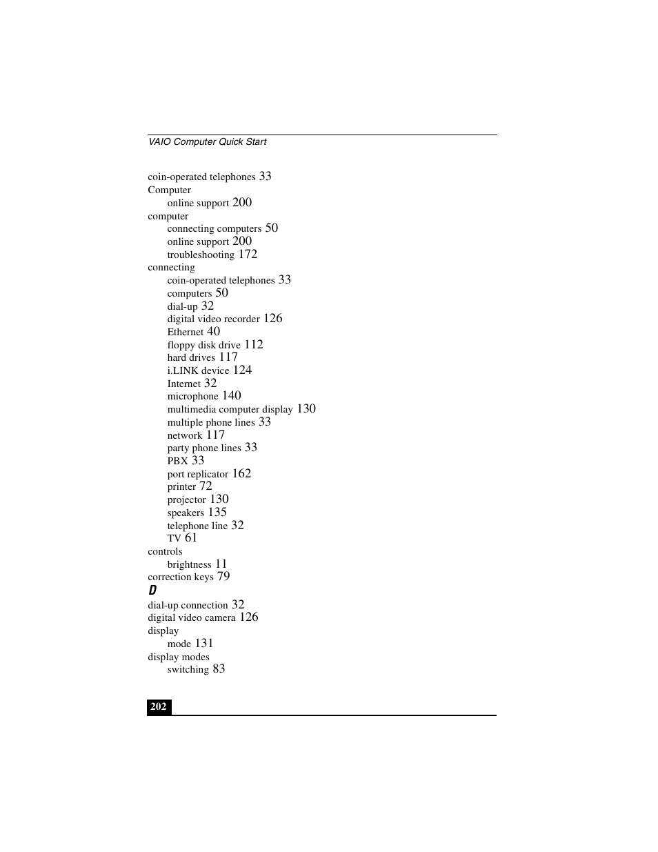 Sony PCG-GRS100 User Manual | Page 202 / 208
