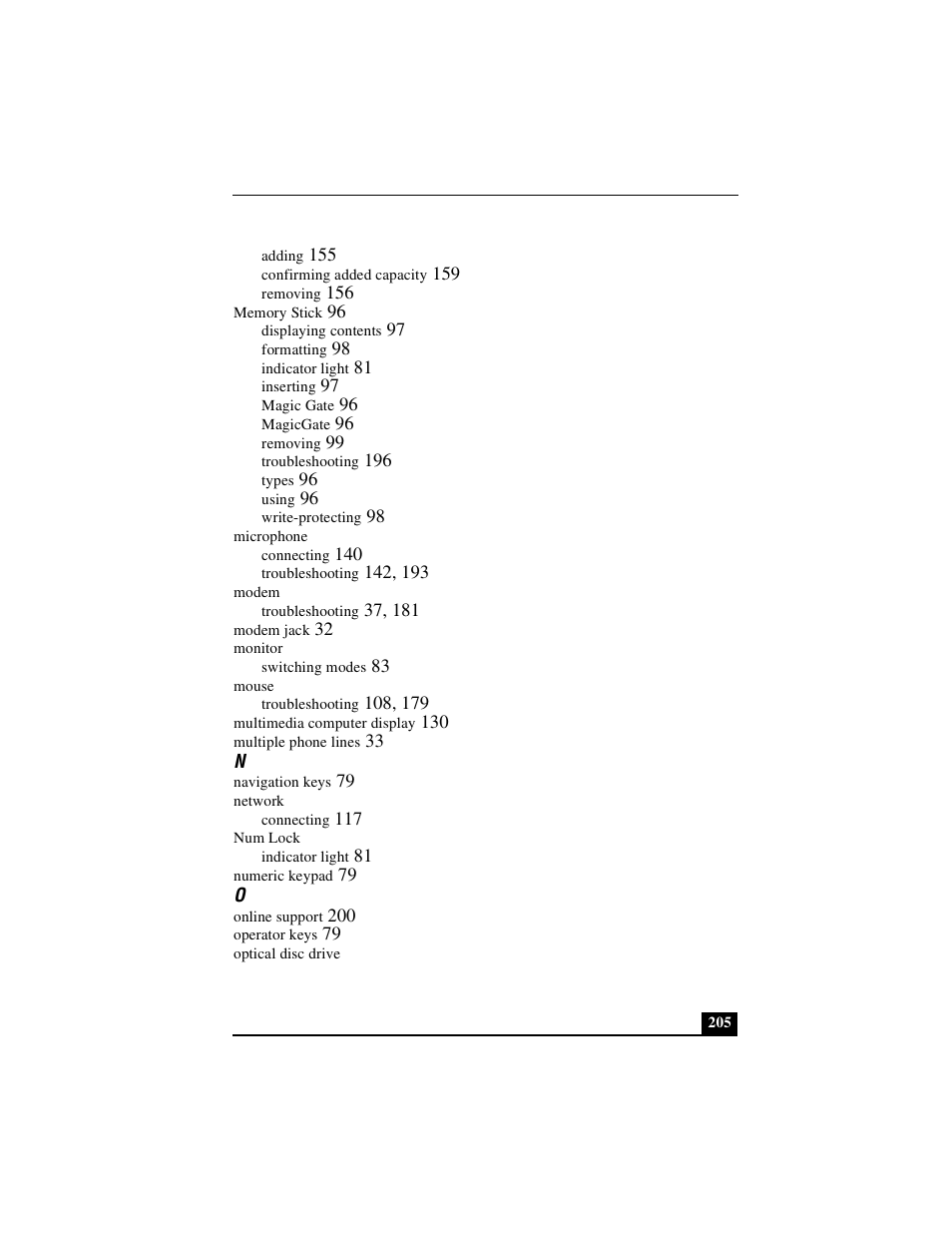 Sony PCG-GRS100 User Manual | Page 205 / 208