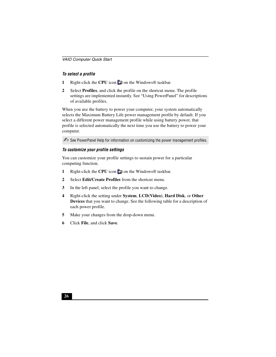 Sony PCG-GRS100 User Manual | Page 26 / 208