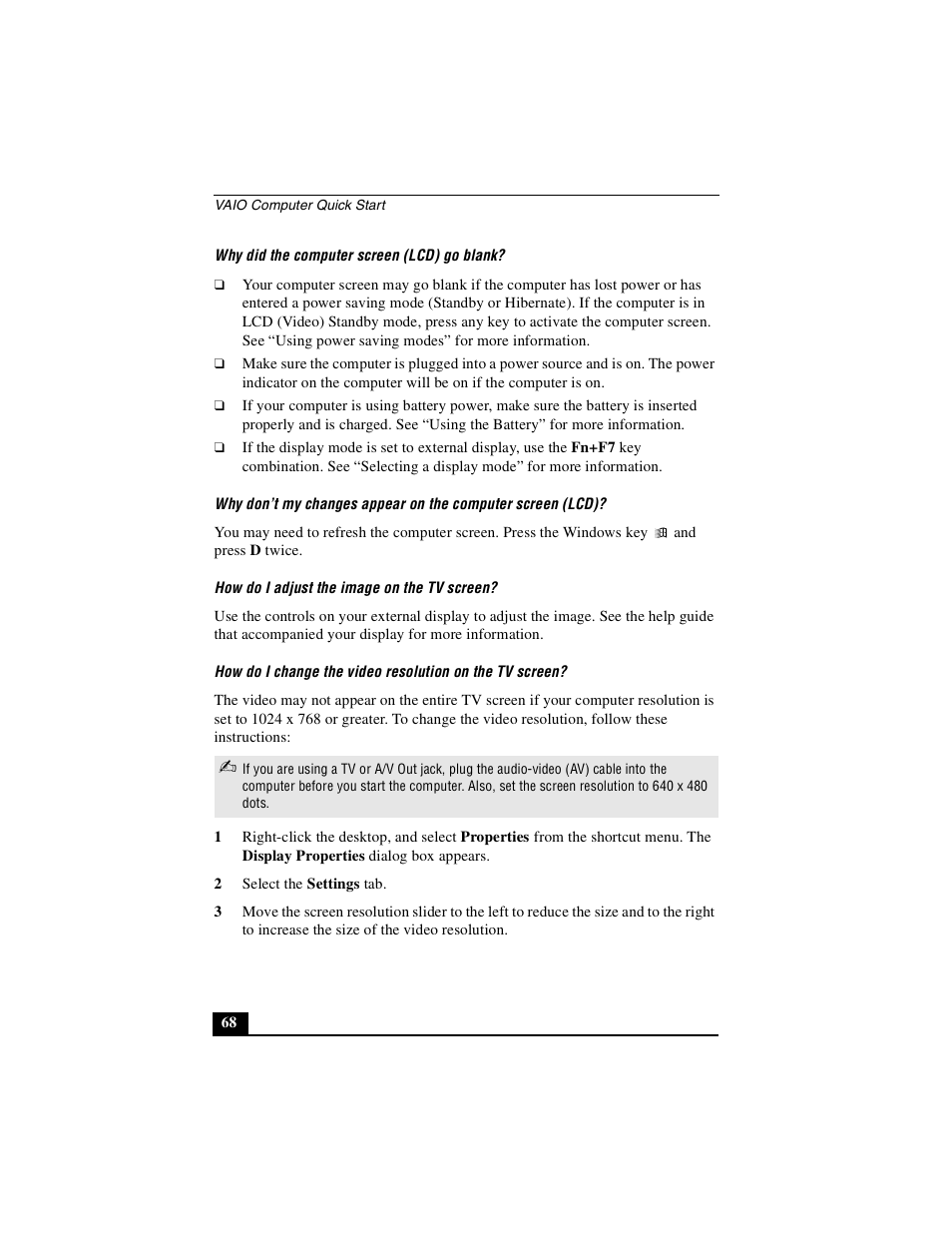 Sony PCG-GRS100 User Manual | Page 68 / 208