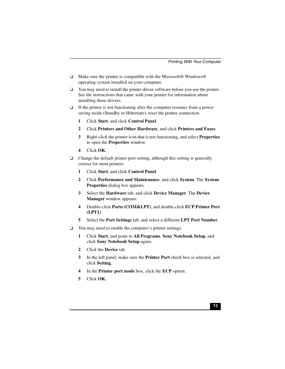 Sony PCG-GRS100 User Manual | Page 75 / 208