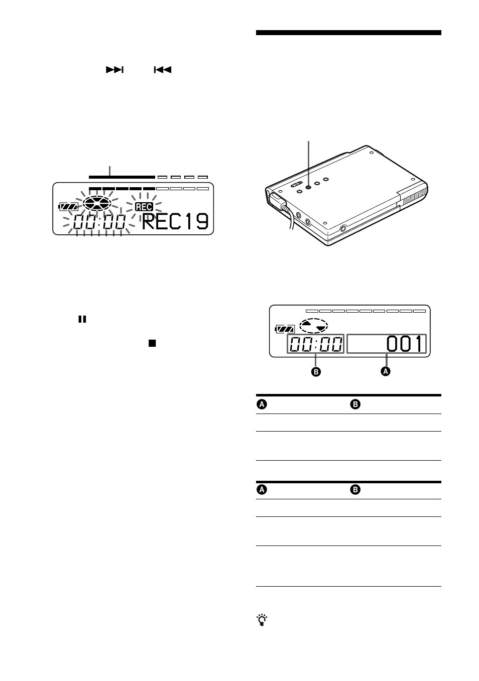 Rec19 | Sony MZ-R37 User Manual | Page 14 / 40