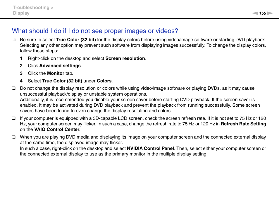 Sony VPCF237FX User Manual | Page 155 / 176