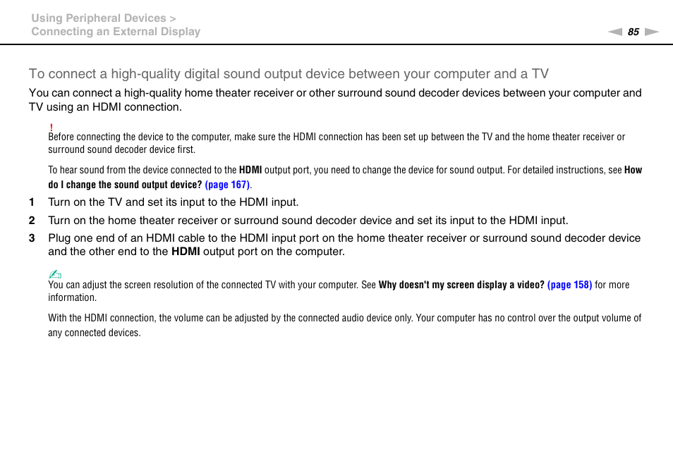 Sony VPCF237FX User Manual | Page 85 / 176