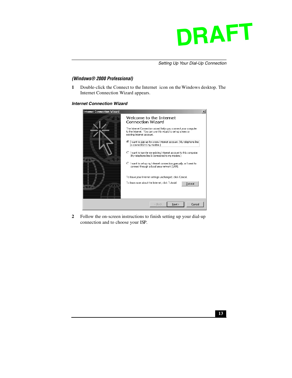 Draft | Sony PCG-GR390P User Manual | Page 13 / 68
