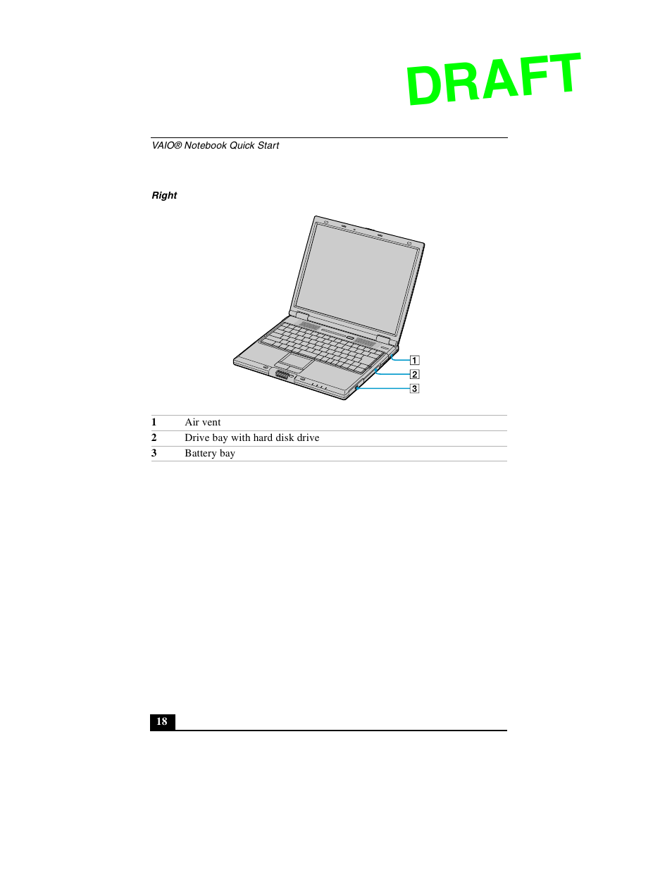 Draft | Sony PCG-GR390P User Manual | Page 18 / 68
