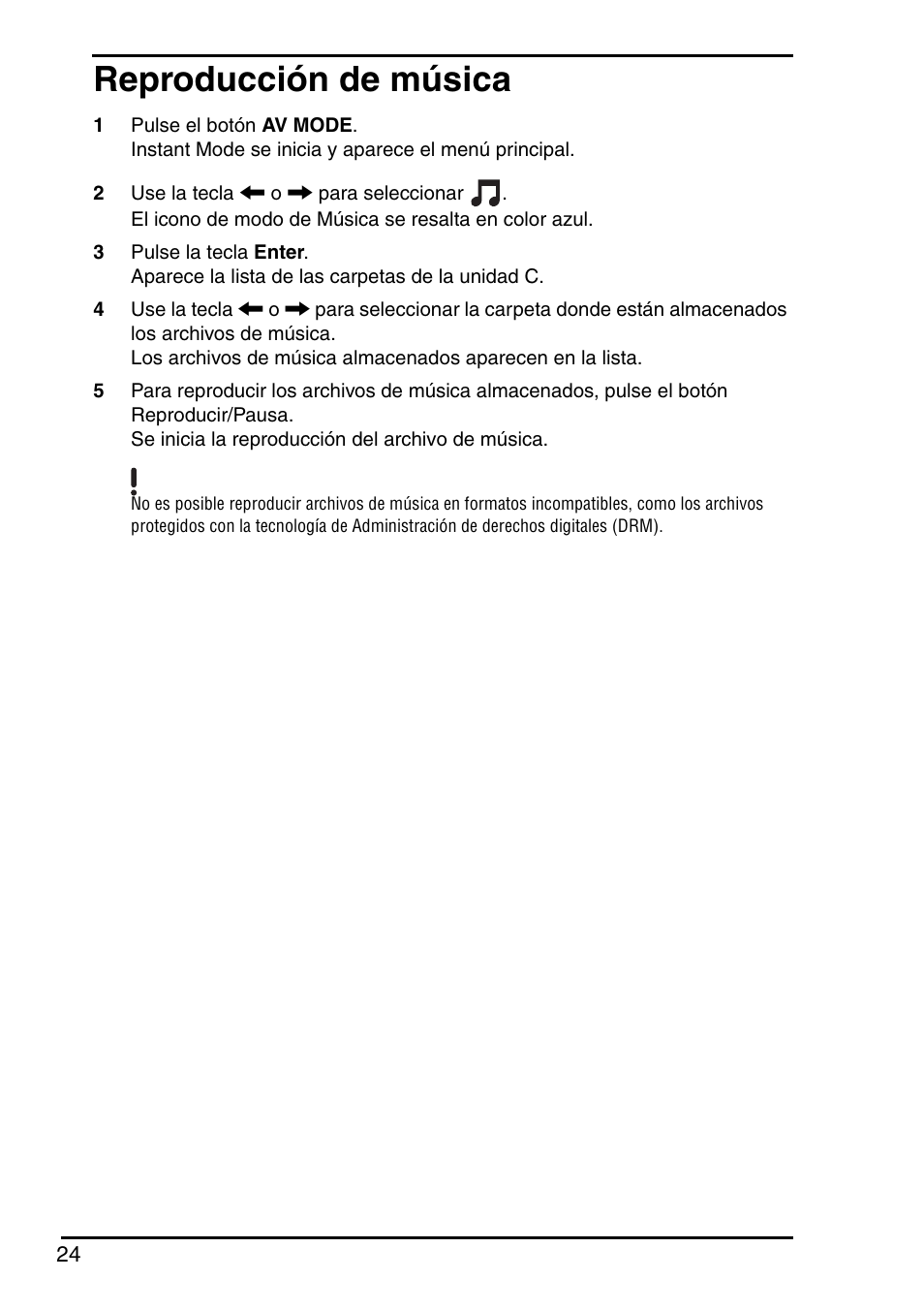 Reproducción de música | Sony VGN-FZ250E User Manual | Page 26 / 68