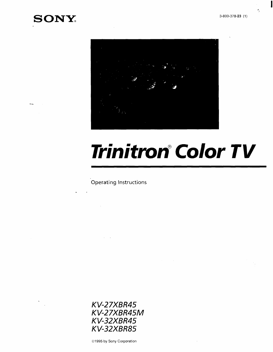 Sony KV-32XBR45 User Manual | 44 pages