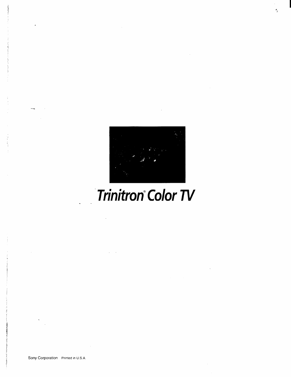 Trinitmn color tv, Trinitmn color | Sony KV-32XBR45 User Manual | Page 44 / 44