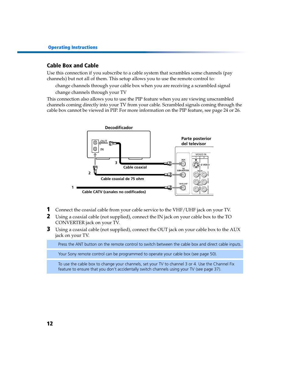 Sony KV-27FV300 User Manual | Page 19 / 66