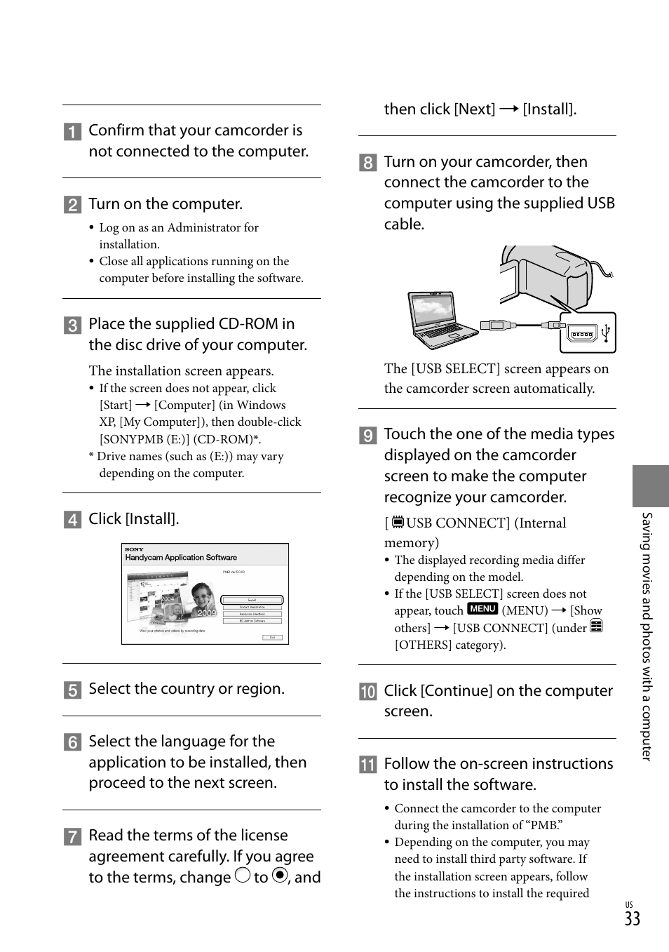Sony DCR-SX83 User Manual | Page 33 / 124