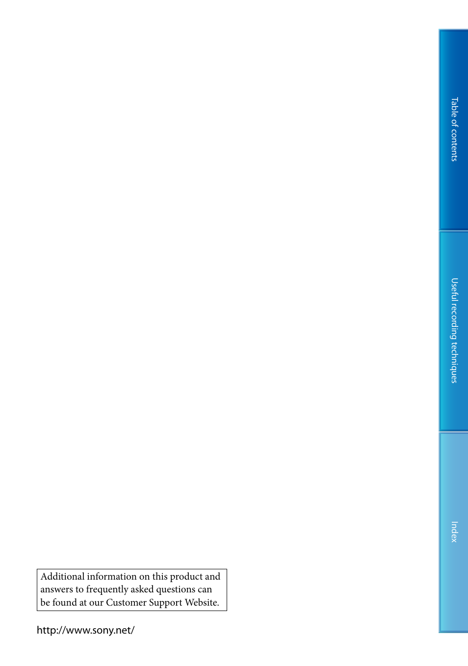 Sony DCR-SX85 User Manual | Page 98 / 98