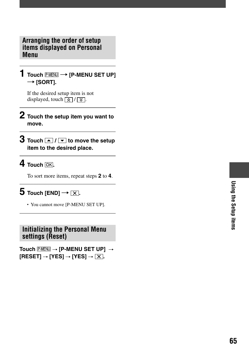 Sony DCR-DVD7 User Manual | Page 65 / 112