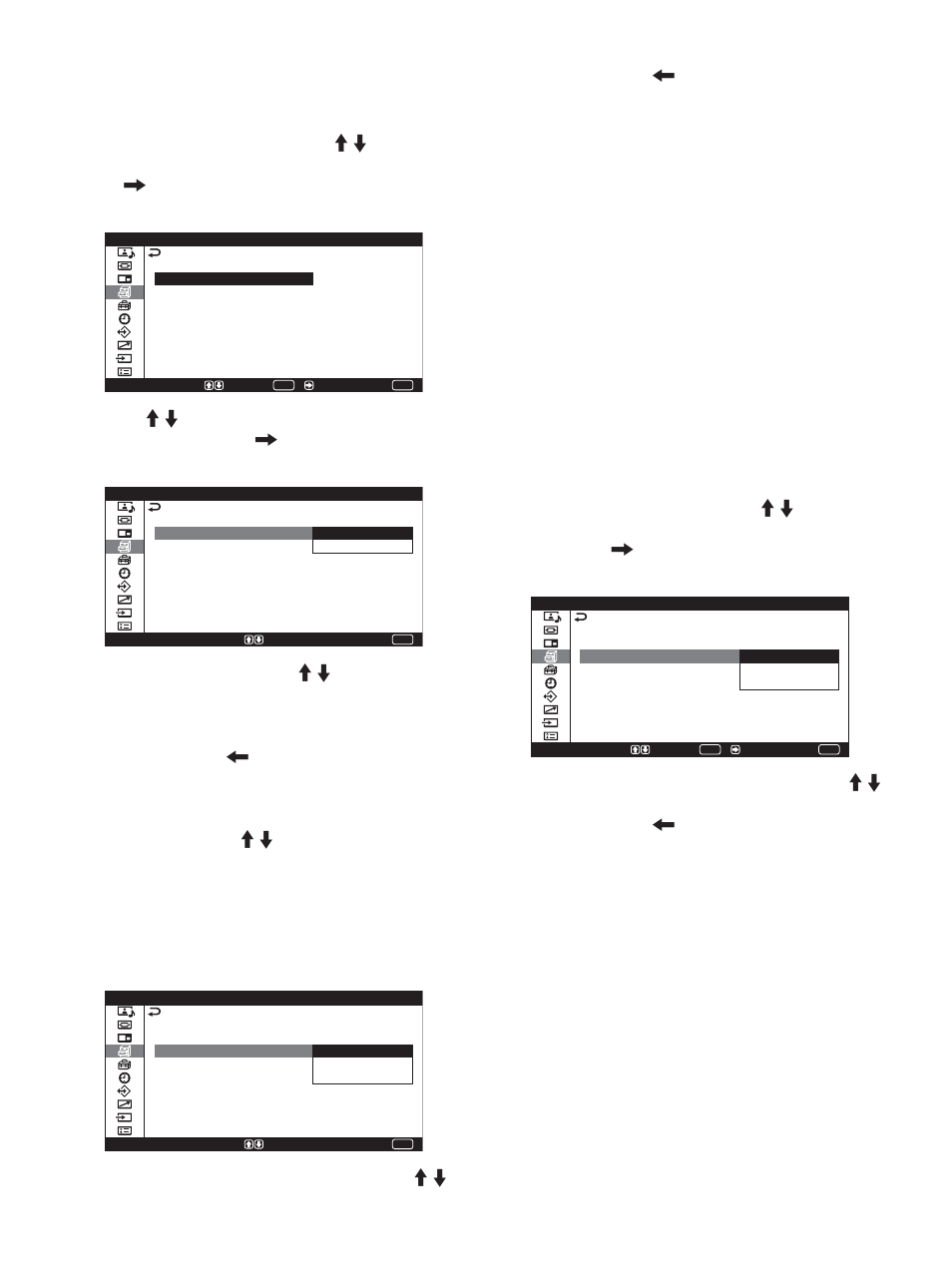 Changing the image position automatically | Sony PFM-42X1S User Manual | Page 100 / 376