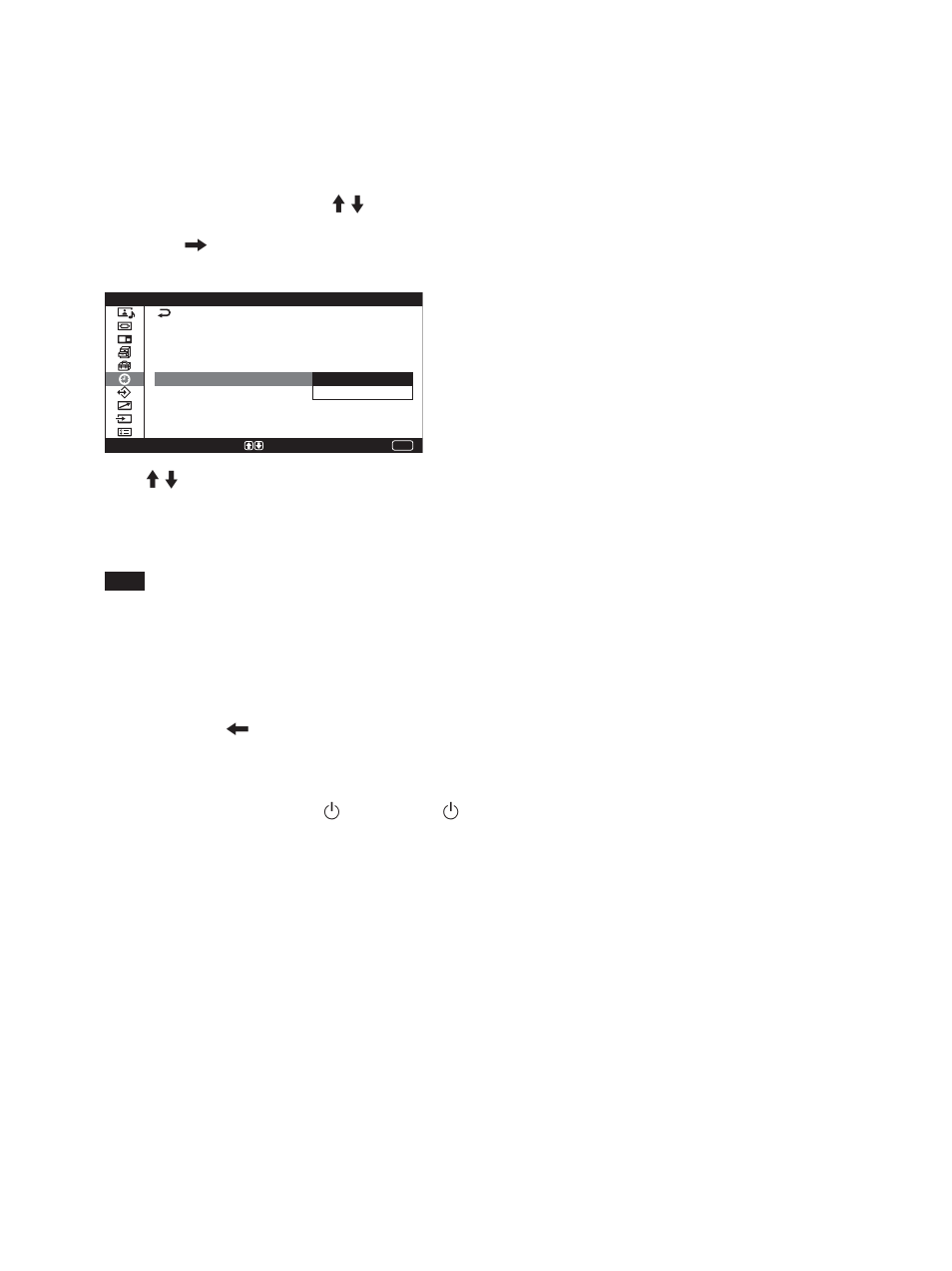 Power saving function | Sony PFM-42X1S User Manual | Page 104 / 376