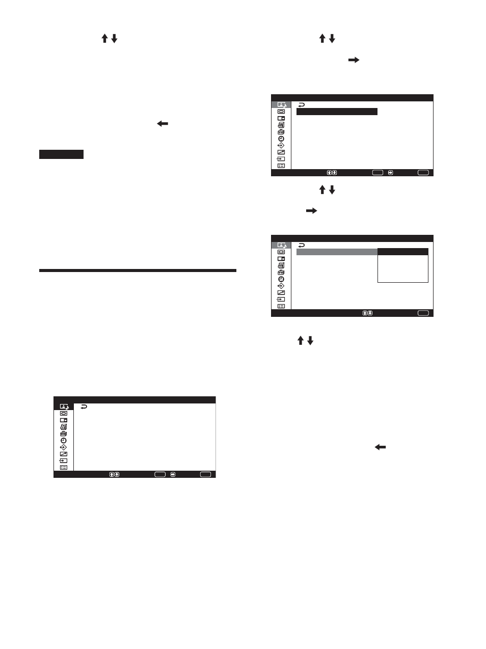 Sélection du mode de qualité de l’image | Sony PFM-42X1S User Manual | Page 138 / 376