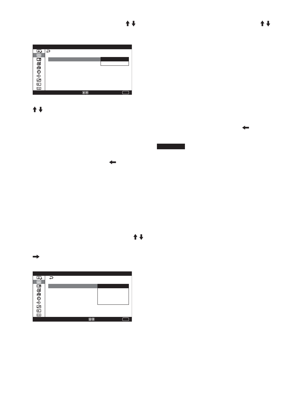 Réglage du mode gr. format | Sony PFM-42X1S User Manual | Page 144 / 376